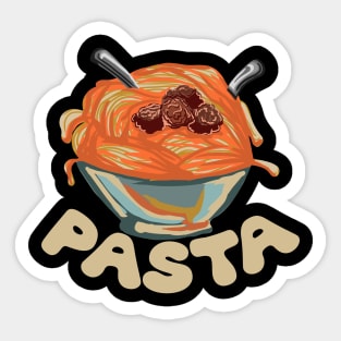 Valentine Pasta Design 2 Sticker